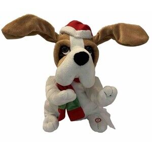Vtg Sounds And Light Christmas Dog “ You Ain’t Nothing But A Hound Dog”